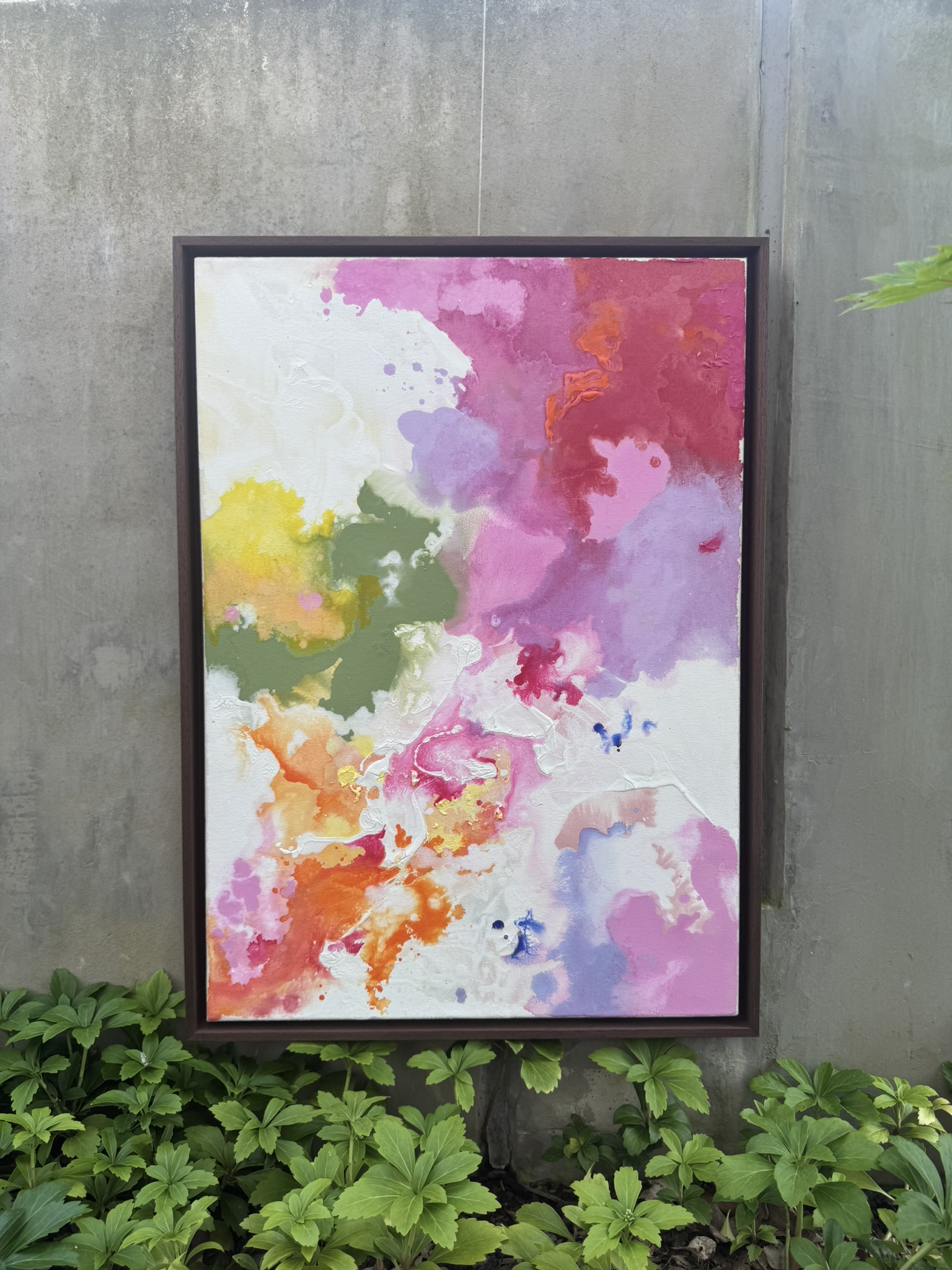 Spielraum - gelöst, 2026, Acryl auf roher Baumwollleinwand, Ansicht 9